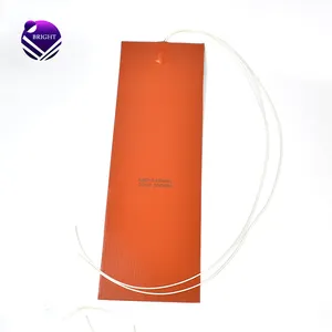 BRIGHT 220V 1000W 180*540mm Flexible Electric Silicone Rubber Heater Pad with 3M Adhesive