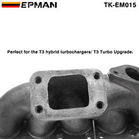 Collecteur d'échappement EPMAN Turbo T3 pour VW Golf 4 VR6 2.8L 24V Fit 38MM Wastegate EP-EM015