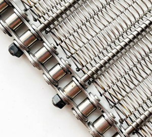 Banda Transportadora de Malla de Alambre Espiral de Acero Inoxidable de Alta Calidad Hecha a Medida - Especializada para Máquinas de Torre de Enfriamiento de Panadería - Product Image 5