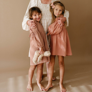 Abbigliamento per Bambini in <span class=keywords><strong>Cotone</strong></span> Biologico, Vestiti per Bambine, Abiti in <span class=keywords><strong>Mussola</strong></span>, Vendita all'Ingrosso, Vestiti Autunno Inverno per Bambine - Product Image 2