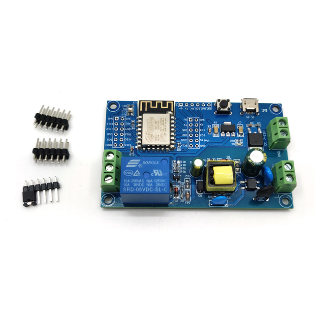 ESP8266 WIFI Wireless Relay Module AC DC Power Supply Single Relay ESP 12F Development Board Module Remote Control Smart Home