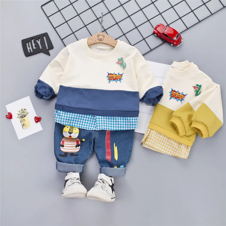 Vente en gros Vêtements pour bébés garçons Vêtements d'hiver d'automne pour enfants pour bébés