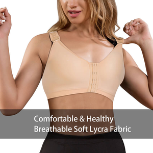 Sujetador <span class=keywords><strong>postoperatorio</strong></span> ajustable de recuperación quirúrgica de talla grande para mujer - Product Image 3