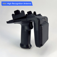 Lector RFID UHF de Largo Alcance de 20 m Compatible con Android IOS, Escáner de Códigos de Barras 1D/2D para Logística de Almacén y Gestión de Ganado