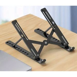 Laptop Stand <b>Adjustable</b> <b>Height</b> Metal <b>Desk</b> Mount For Notebook Computer Cooling Support Rack - Product Image 4