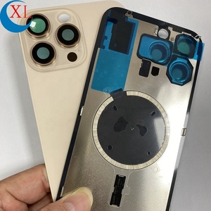 Gốc Cover Quay Lại Kim Loại Khung Sạc Flex Nhà Ở Glass Bìa Thay Thế Cho Apple <span class=keywords><strong>iPhone</strong></span> 15Pro 16pro Max 14 15 16 Cộng Với - Product Image 4