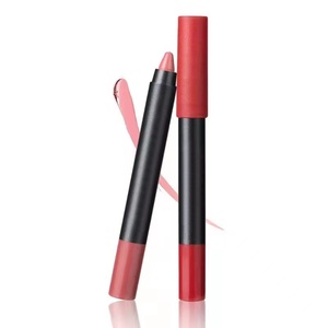OEM FAIBLE QUANTITÉ MINIMALE DE COMMANDE 19 Couleurs Private Label <span class=keywords><strong>Maquillage</strong></span> Produits Cosmétiques Sans Logo Étanche Grand Mat Velours Lip Liner <span class=keywords><strong>Crayon</strong></span> - Product Image 2