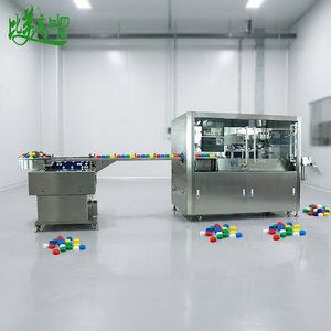 Machine de marquage laser double code haute vitesse tout-en-un pour bouchons de bouteilles, avec alimentation <span class=keywords><strong>automatique</strong></span>, inspection et collecte de données pour bouchons PET et HDPE - Product Image 1