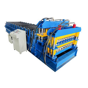 Máquina formadora de rollos para techos de metal de doble capa: Fabricación de láminas aisladas de alta precisión para edificios a gran escala - Product Image 5