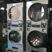 Secador de pila de monedas completamente automático comercial Hospital/lavandería/máquina de secado de uso escolar 16KG 22KG