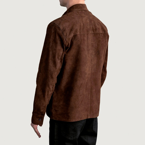 High Selling Long Sleeved Premium Quality Made <b>Men</b> <b>Suede</b> Leather <b>Jacket</b> <b>Men's</b> Customized Color <b>Suede</b> Leather <b>Jacket</b> - Product Image 2