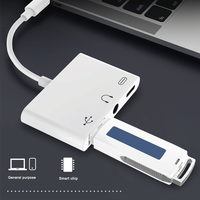 Adaptateur de caméra USB C OTG Type C Adaptateur d'écouteurs 3,5 mm Adaptateur de lecteur de carte USB-C OTG pour Android