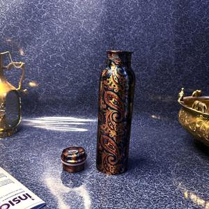 <b>Resin</b> Handicraft Wedding Tabletop <b>Vase</b> with Meenakari Work Waterproof & Eco-Friendly Traditional Design - Product Image 2