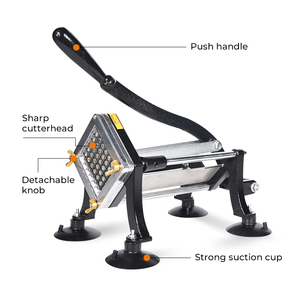 MOSEENER Accessoire de cuisine manuel Coupeur de fruits et légumes Trancheuse de pommes de terre chips et de frites Machine à fabriquer des frites utilisée pour les hôtels - Product Image 3
