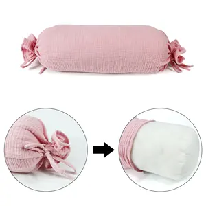 Cilindro 3D di vendita caldo di Amazon che dorme lungo cuscino rotondo a forma di cuscino solido a forma di caramella