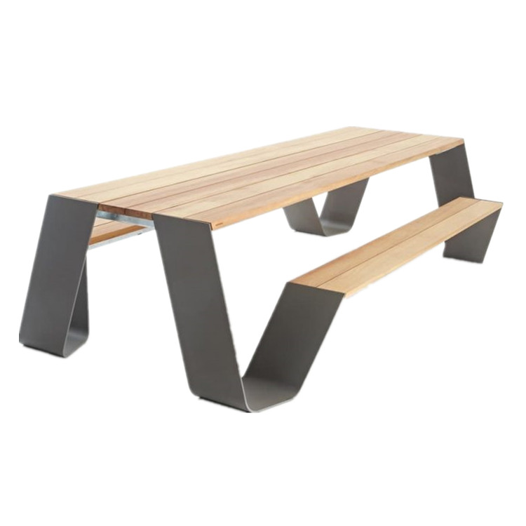 Уличная мебель, Набор садовых столов, деревянный стол для патио и кемпинга, стол и скамейка для пивного сада