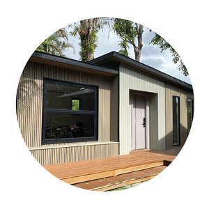 Casa de verano moderna de madera con maderas tratadas a presión, cabaña exterior para uso en jardín. - Product Image 1