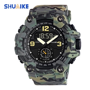 Montre de mode chronographe de luxe, montre sport étanche pour homme, montre numérique, affichage analogique, montre à quartz de luxe - Product Image 2