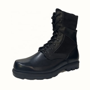 <span class=keywords><strong>Stivali</strong></span> antiscivolo con suola in gomma tattica di sicurezza nera da <span class=keywords><strong>uomo</strong></span> primavera impermeabile uniforme scarpe prese di fabbrica - Product Image 4