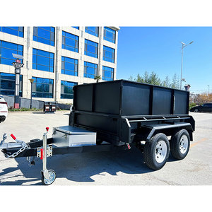 Thủy lực Dump Trailer, lồng Dump Trailer, đôi trục lồng Trailer, 8*5 10*5 Dump Trailer - Product Image 3
