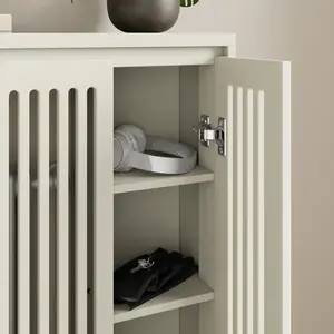 Ahorro de espacio Muebles para el hogar Cubierta del <span class=keywords><strong>radiador</strong></span> Almacenamiento Gabinete de calefacción Estante decorativo de madera para almacenamiento de protección del hogar - Product Image 3