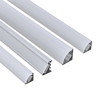 Profilé en aluminium pour bande LED, livraison rapide, canal en aluminium encastré, diffuseur de lumière, profilé LED