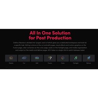 Hengya Mac/Win DaVinci Resolve Studio 18 Edición Profesional con Efectos de Color y Postproducción de Audio en Stock