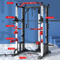 ZJFIT Z-97 Machine Smith multifonction en acier pour la maison – Équipement de gym, rack à squats, power rack – Entraînement de force durable 140 kg