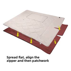 <span class=keywords><strong>Sac</strong></span> <span class=keywords><strong>de</strong></span> <span class=keywords><strong>couchage</strong></span> enveloppe multifonctionnelle légère <span class=keywords><strong>pour</strong></span> <span class=keywords><strong>camping</strong></span> en plein air voyage en voiture toutes saisons oreillers doubles simples - Product Image 3