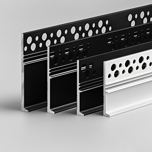 <span class=keywords><strong>Plinthe</strong></span> en aluminium encastrée de haute qualité pour joint de plâtre, en alliage d'aluminium, installation facile, <span class=keywords><strong>plinthe</strong></span> métallique - Product Image 2