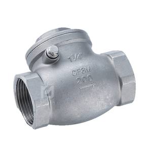 Vanne de contrôle à filetage interne horizontal (H14W-16P) en acier inoxydable 201 304 316 pour milieux huileux, aqueux et gazeux, à commande manuelle ou pneumatique - Product Image 1