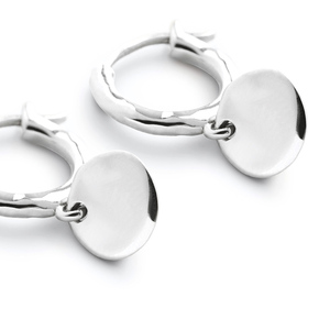 Boucles d'oreilles pendantes mini-huggie Gemnel en gros, personnalisables, minimalistes, de haute qualité, tendance, motif Sirène <span class=keywords><strong>Muse</strong></span> - Product Image 4