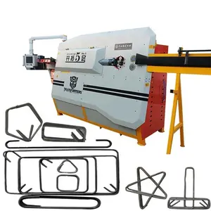 CNC Full Automatic Rebar Stirrup Bending Machine Steel And Carbon Steel Processing With Cutting Service And CE Certified