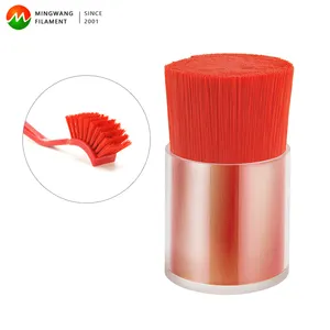 Pabrik Tiongkok warna-warni kualitas terbaik multi-warna nilon 6 66 PBT PP sikat pembersih bulu hewan peliharaan monofilamen