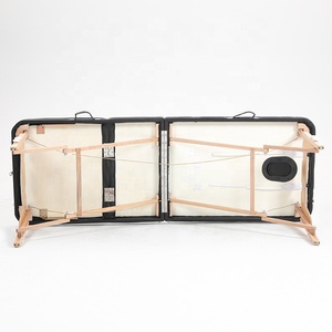 Vente directe d'usine, lit de <span class=keywords><strong>massage</strong></span> pliable portable de style moderne à 3 sections - Jambes réglables et éponge haute densité, <span class=keywords><strong>salon</strong></span> de beauté - Product Image 3