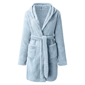 Accappatoio morbido da <span class=keywords><strong>donna</strong></span> morbido e soffice <span class=keywords><strong>vestaglia</strong></span> estremamente leggera I cappotto da <span class=keywords><strong>donna</strong></span> accappatoio personalizzato - Product Image 4