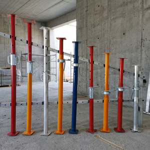 Swivel <b>Scaffolding</b> Props Q235 Steel Galvanized Industrial Concrete Construction Support Red Orange Blue Silver - Product Image 3