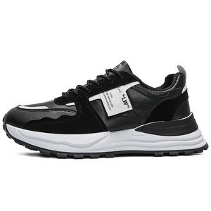 Chaussures de sport respirantes tendance pour hommes, à lacets, confortables pour la course et la marche, baskets décontractées à semelle épaisse pour hommes - Product Image 5