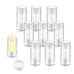 Stock 30g 50g Empty Pink White <b>Clear</b> Deodorant Stick Lip Balm Blush <b>Plastic</b> <b>Container</b> Screw Cap Custom Colors Twist Stick Bottle - Product Image 1