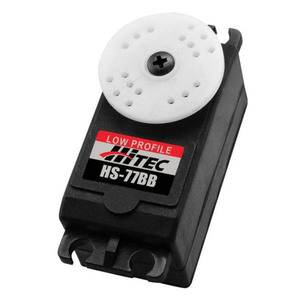 Servo de Bajo Perfil HiTec HS-77BB para Aviones RC, Barcos, Autos, 5.5kg.cm, 35g de Torque, Piezas de Hobby, Resistente a Salpicaduras - Product Image 3