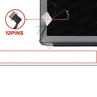 Penggantian Layar 11 "untuk MacBook Air A1465 EMC 2631 EMC 2924 661-02345 Rakitan Layar Tampilan LCD Pertengahan 2013-awal 2015