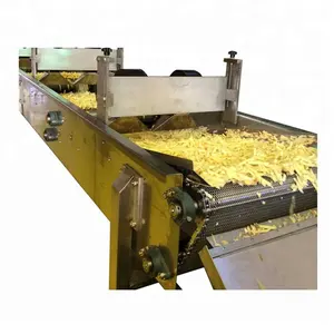 500 kg/saat dondurulmuş fransız kızartma üretim hattı yüksek kaliteli tam otomatik patates kızartması fabrika