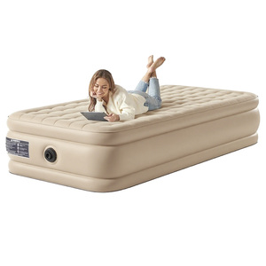 Colchón de aire doble con bomba elevada, colchón inflable de vigas verticales, colchón inflable para acampar - Product Image 1