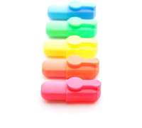 Marcadores Resaltadores Mini Coloridos para Lectura en Casa, Toma de Notas y Dibujo de Contenido Clave de los Párrafos