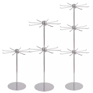 Modern stil Metal kravat standı takı dönen dönen dükkan için vitrin rafı - Product Image 2