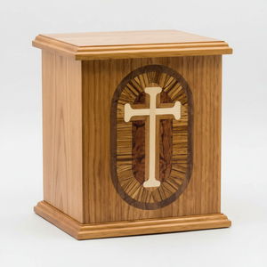 Urnas de madera profesionales para adultos con cenizas humanas que admiten urnas de madera personalizadas - Product Image 1