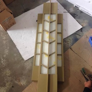 Lampe murale extérieure Redwin, longue bande LED en aluminium, étanche, éclairage de jardin, 110-240V, montage mural - Product Image 3