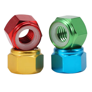 Nhà Máy Bán Hàng Trực Tiếp Màu Nhôm Hexagon Nut Chất Lượng Cao Khóa Nut Khóa Giữ Lại Vít Cap - Product Image 3