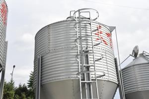 Оцинкованный стальной бункер для хранения зерна мини мобильный мини для использования на ферме для хранения зерна для пшеничной муки, сахара, ячменя, кормовой бункер для птицы - Product Image 3