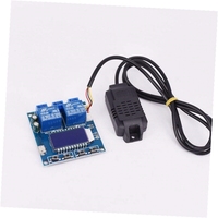 Controlador de Humedad y Temperatura XY-TR01 SHT20, DC 12V, Higrómetro, Termómetro, Termostato, Humidostato, Pantalla LCD Digital, Módulo de Relé